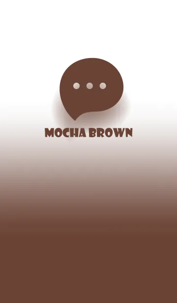 [LINE着せ替え] Mocha brown & White Theme V.2 (JP)の画像1