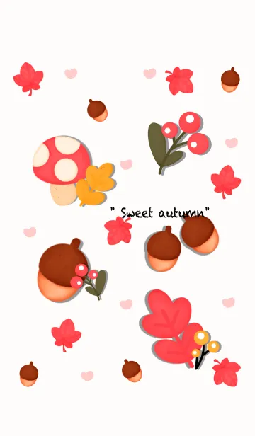 [LINE着せ替え] My sweet autumn timeの画像1