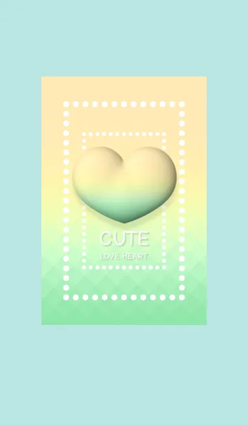 [LINE着せ替え] Cute Love Heart 3の画像1