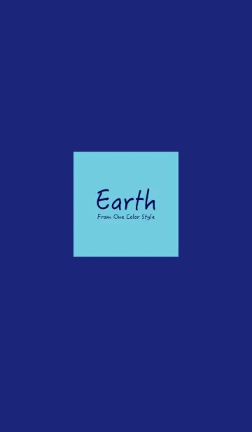 [LINE着せ替え] Earth／ブルーウォーターの画像1