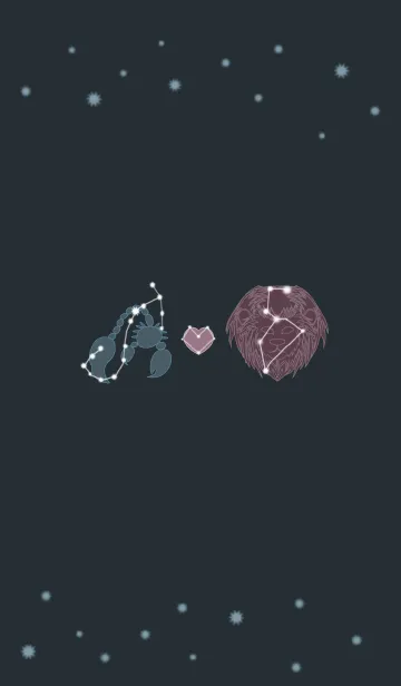ekst red ししざ love blue（さそりざ）の着せ替えメイン画像