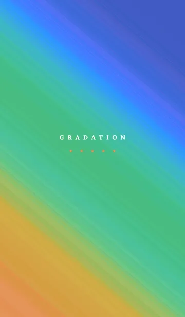 [LINE着せ替え] グラデーション ミニ スター 134の画像1