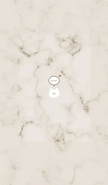 [LINE着せ替え] 猫とマーブル♥ブラウン02_1の画像1