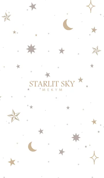[LINE着せ替え] SIMPLE-STARLIT SKY MEKYM 18の画像1