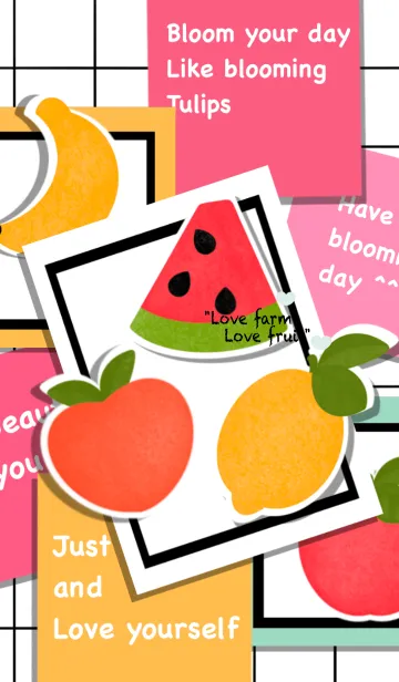 [LINE着せ替え] Mini colorful fruit 2の画像1