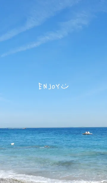 [LINE着せ替え] 心を癒す 空と海11の画像1