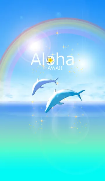 [LINE着せ替え] パワースポット♫ハワイ＊ALOHA+305の画像1