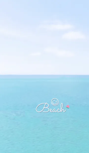 [LINE着せ替え] 海と空 もも'ブルー'の画像1