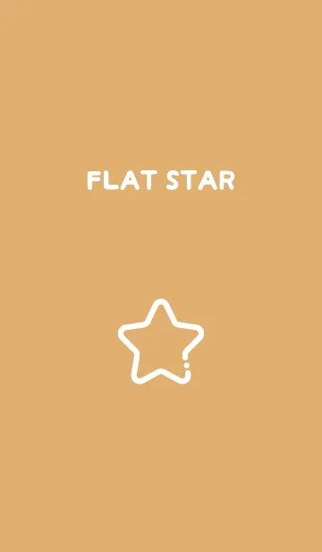 [LINE着せ替え] FLAT STAR / Chamoisの画像1