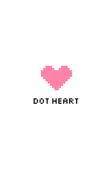 [LINE着せ替え] シンプル ドット ハート 035の画像1