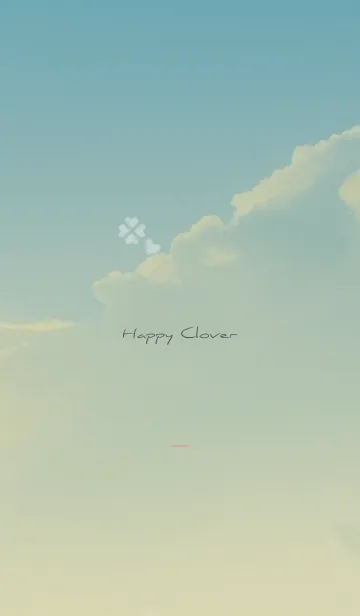 [LINE着せ替え] ベージュとカーキ : Happy cloverの画像1