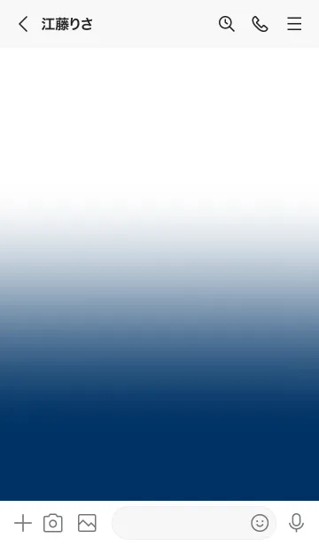 [LINE着せ替え] Midnight blue & White Theme V.2 (JP)の画像3