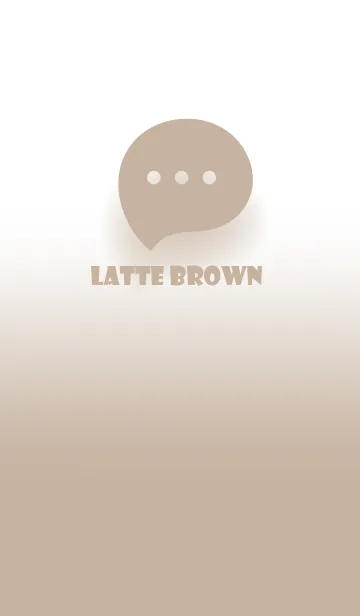 [LINE着せ替え] Latte Brown & White Theme V.2 (JP)の画像1