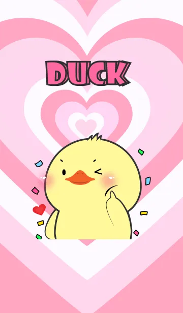 [LINE着せ替え] Love  Duck In Love Theme (JP)の画像1