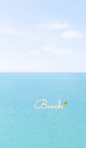 [LINE着せ替え] 海と空 れもん'イエロー'の画像1