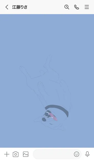 [LINE着せ替え] かわいい黄色のラブラドールの画像3