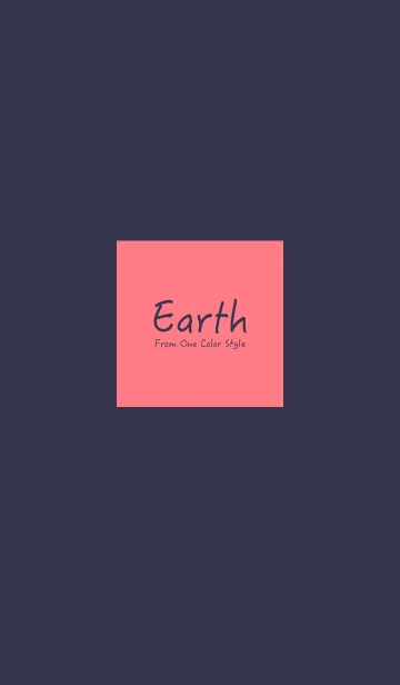 [LINE着せ替え] Earth／ネイビーレッドの画像1