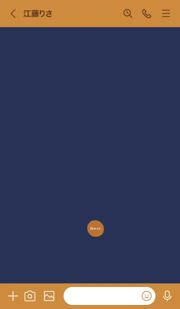 [LINE着せ替え] 可愛いネイビーとキャメル。の画像3