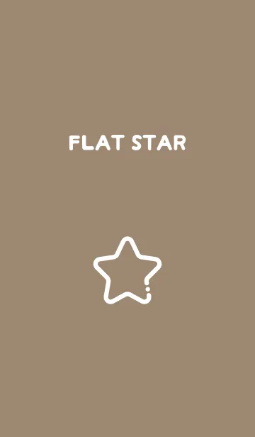 [LINE着せ替え] FLAT STAR / Fawnの画像1