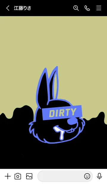 [LINE着せ替え] ダーティー ラビット 85の画像3