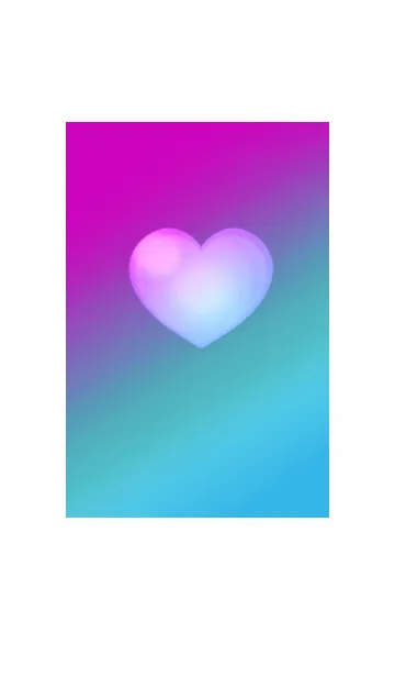 [LINE着せ替え] 幸せいっぱいになれるハートグラデ・1の画像1