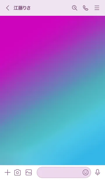 [LINE着せ替え] 幸せいっぱいになれるハートグラデ・1の画像3