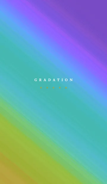 [LINE着せ替え] グラデーション ミニ スター 135の画像1