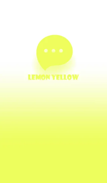 [LINE着せ替え] Lemon yellow & White Theme V.2 (JP)の画像1