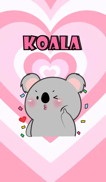 [LINE着せ替え] Love  Koala In Love Theme (JP)の画像1