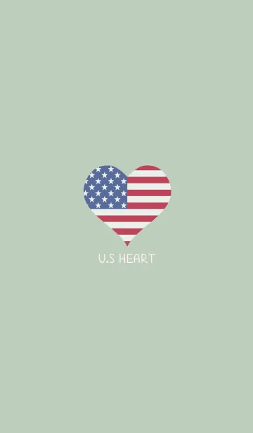 [LINE着せ替え] U.S. heart flag Them 2の画像1