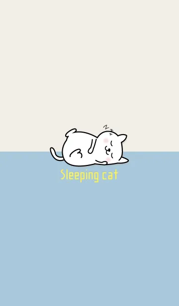 [LINE着せ替え] I am a Sleeping cat 2の画像1