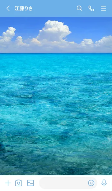 [LINE着せ替え] 夏の海 Beautiful sea in summer4の画像3