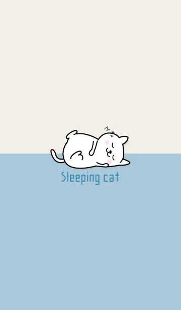 [LINE着せ替え] I am a Sleeping cat 3の画像1