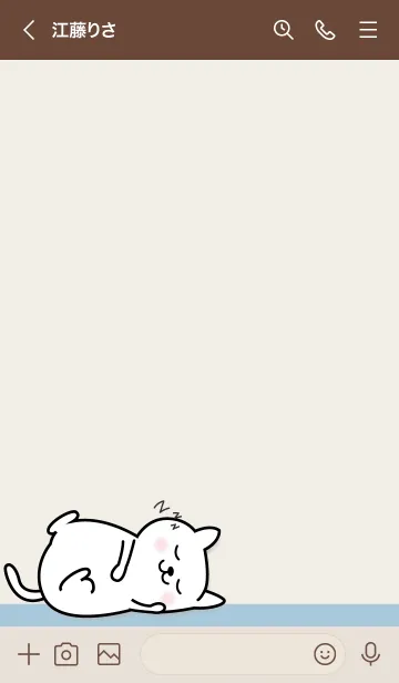 [LINE着せ替え] I am a Sleeping cat 3の画像3