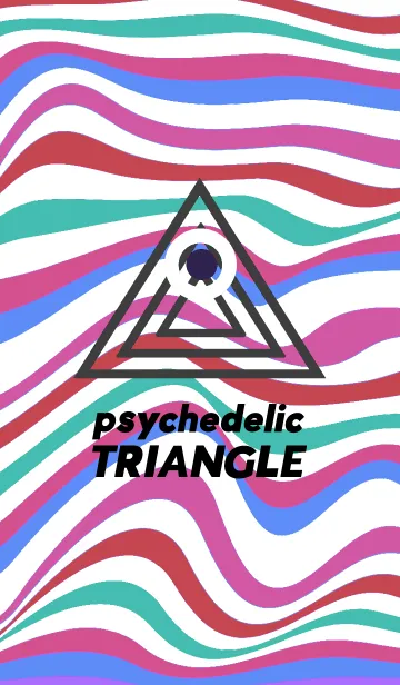 [LINE着せ替え] サイケデリック トライアングル 98の画像1
