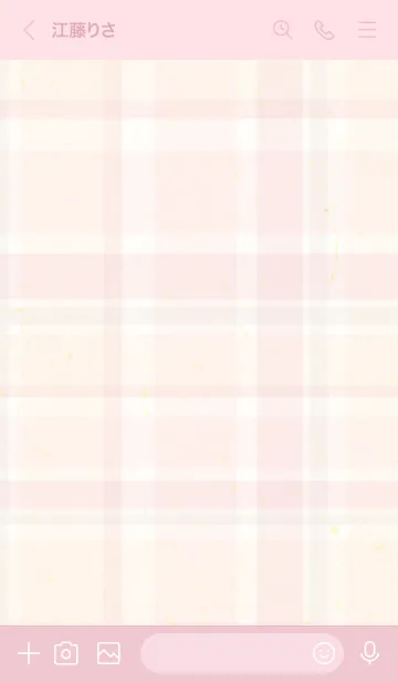 [LINE着せ替え] チェックくすみカラー2の画像3