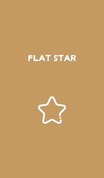 [LINE着せ替え] FLAT STAR / Camelの画像1