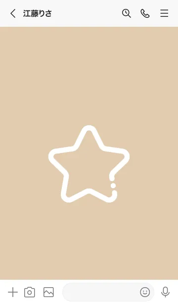 [LINE着せ替え] FLAT STAR / Camelの画像3