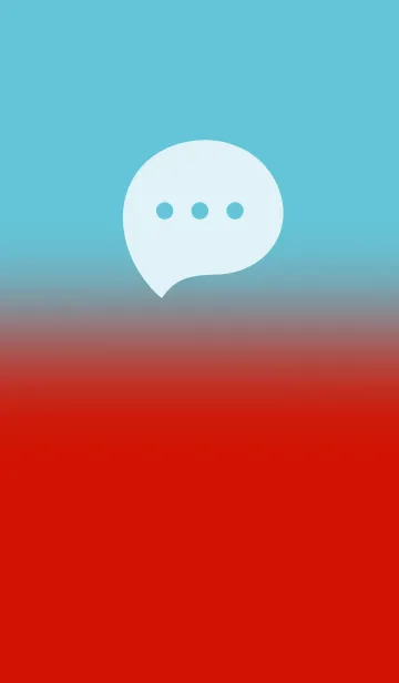 [LINE着せ替え] Sky  Blue & Candy Red  Theme V2 (JP)の画像1