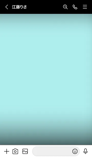 [LINE着せ替え] Pale Blue And Black V.2 (JP)の画像3