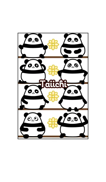 たいいち★まんまるカワイイ♥パンダの着せ替えメイン画像
