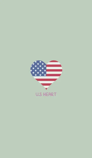 [LINE着せ替え] U.S. heart flag Them 4の画像1