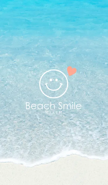 [LINE着せ替え] Beach Smile-LOVE 18の画像1