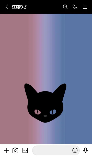 [LINE着せ替え] ブラック キャット 60の画像3