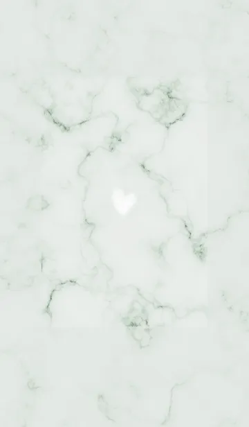 [LINE着せ替え] マーブルとふわハート♥グリーン07_1の画像1
