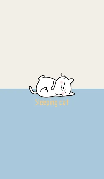 [LINE着せ替え] I am a Sleeping cat 5の画像1