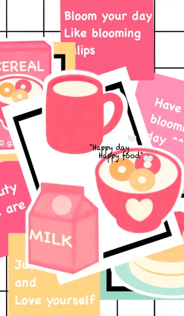 [LINE着せ替え] Enjoy cereal time 2の画像1