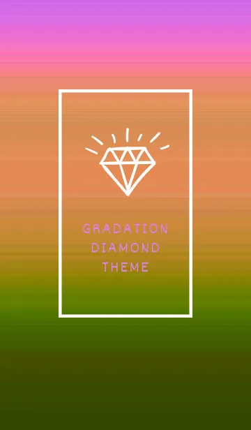 [LINE着せ替え] グラデーション ダイアモンド  153の画像1