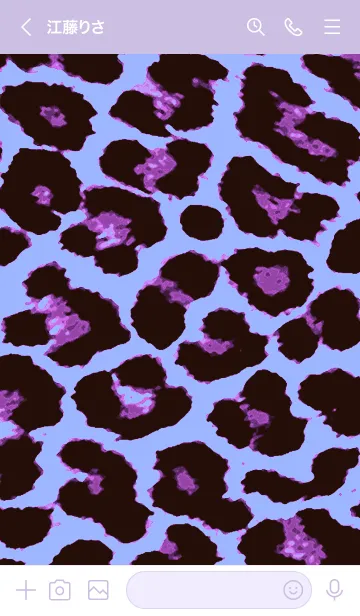 [LINE着せ替え] カラー レオパード 103の画像3