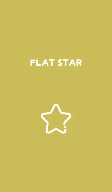 [LINE着せ替え] FLAT STAR / Hazel Brownの画像1
